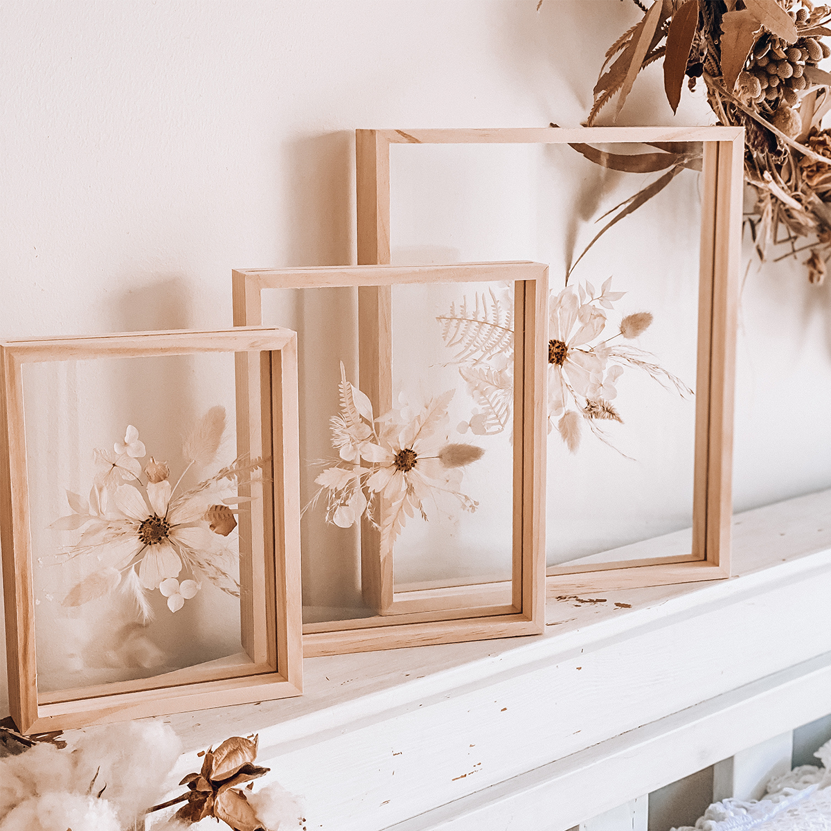 Personalize Dried Flower Frame